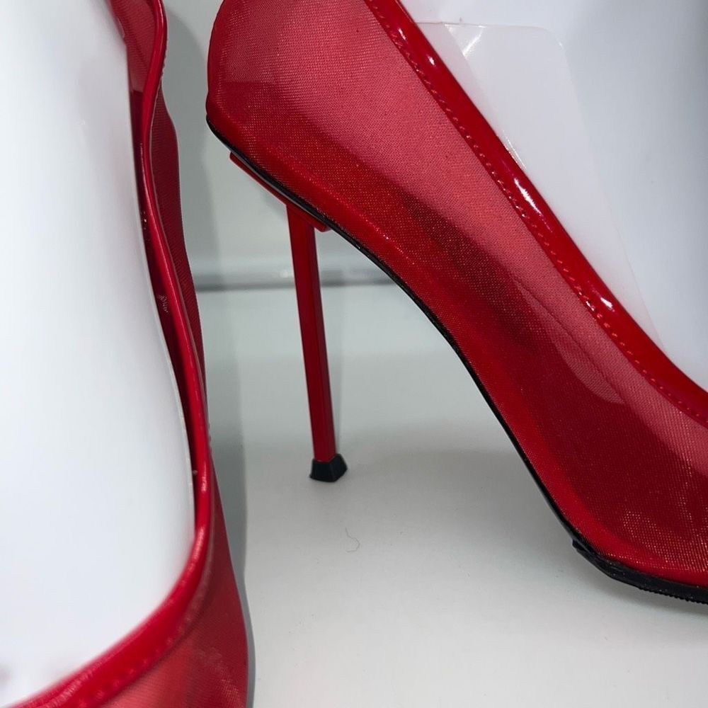 Jessica Rich Mesh Stiletto in Red Size 41 - Picture 3 of 16